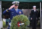 USCG Lt. salutes