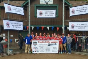 Washington District 1 and Northwest Little League Champions, comprised of Pacific Little League All-Stars, played in 2014 Little League World Series in Williamsport, Pennsylvania
