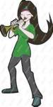 Girl Trumpeter
